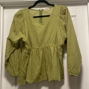 ANDTHEWHY Blouse, Green
